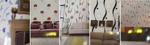 اجرای جدیدترین و متنوع ترین طرح های کاغذ دیواری